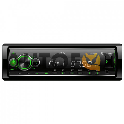 ACV AVS-946BG 1din ресивер 24V!/зеленая/BT/USB/SD/FM/AUX/MP3/4*45/фикс.панель