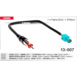 Carav 13-007: AUDI - MERCEDES-BENZ - SEAT - SKODA - VW 2002+ (all models) / BMW 2001+ (all models) /