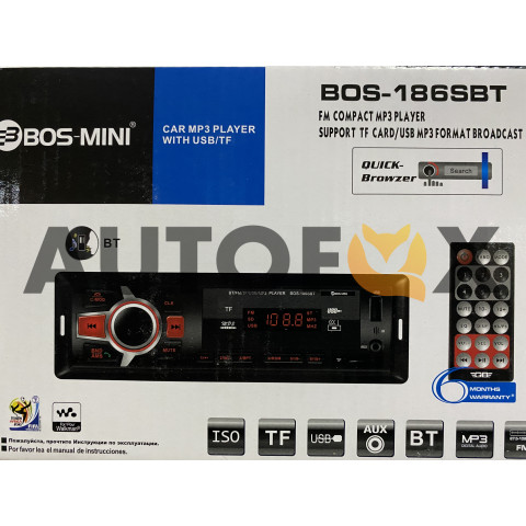 BOS-mini BOS-186 Bluetooth\Красная подсветка