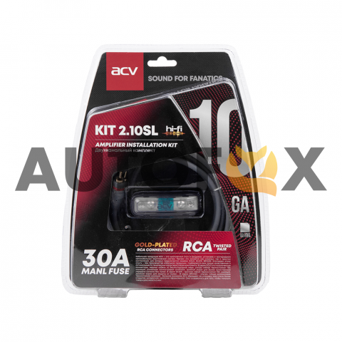 ACV KIT 2.10SL (Silver=Eco) (2-кан усил-ля 10AWG/ATC 30A)