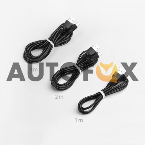 Кабель Hoco X20 microUSB 2m (black)