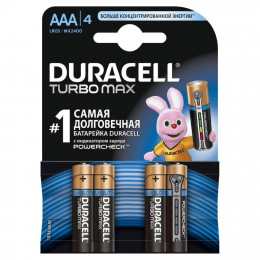 Элемент питания Duracell LR03 AAA Ultra Power/4BL