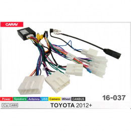 Carav 16-037 CAN-HiWorld Комплект проводов для Toyota 2012+  (Питание\Динамики\Антенна\Руль\Камера)