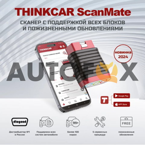 Автосканер THINKCAR ScanMate (Full-system basic diagnostic+5RESET)